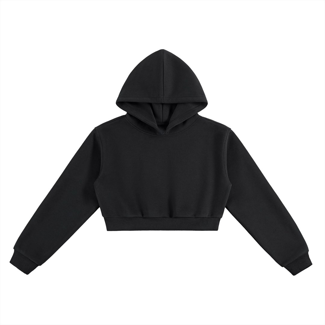 WOMEN HODDIES Essential Cropped Hoodie