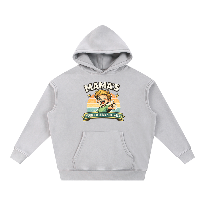 mom lover Snow Wash Fleece Oversize Hoodie