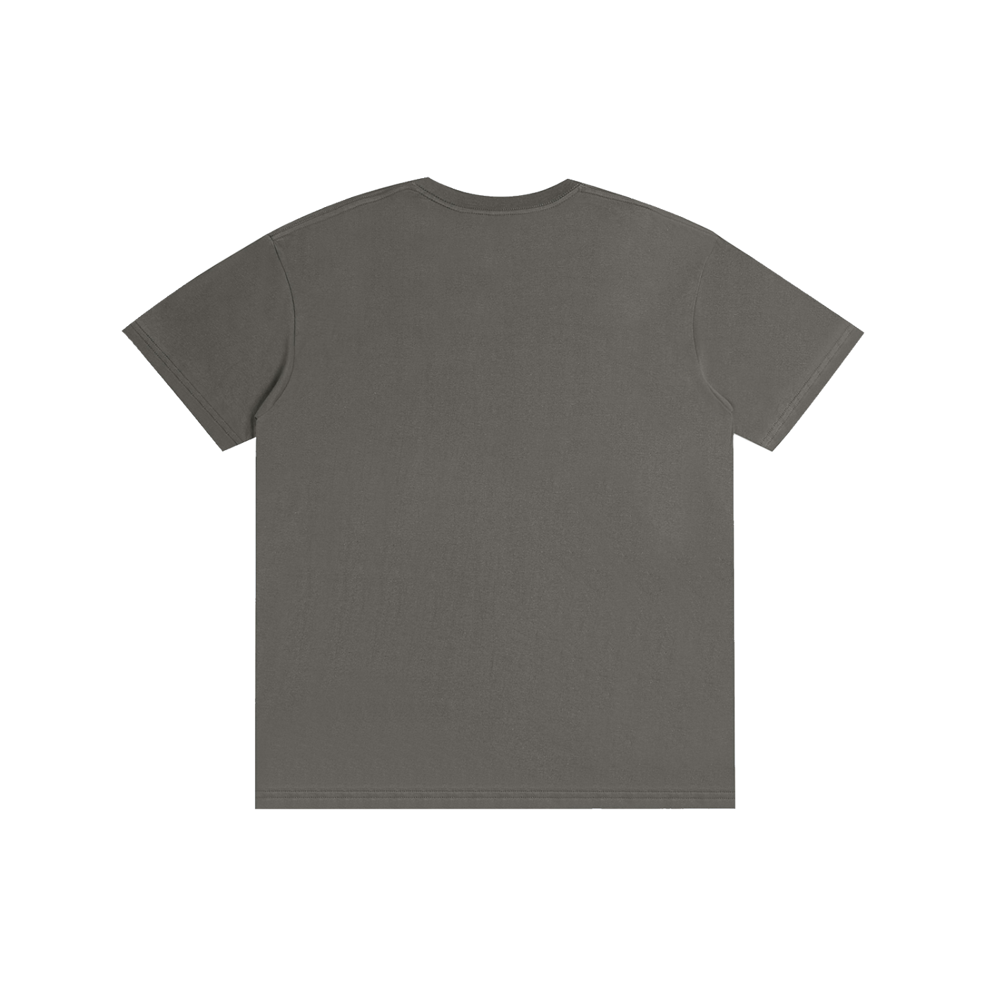 Not A Regular Mom I'm A Cool Mom Retro Tee in Charcoal Gray, back view.