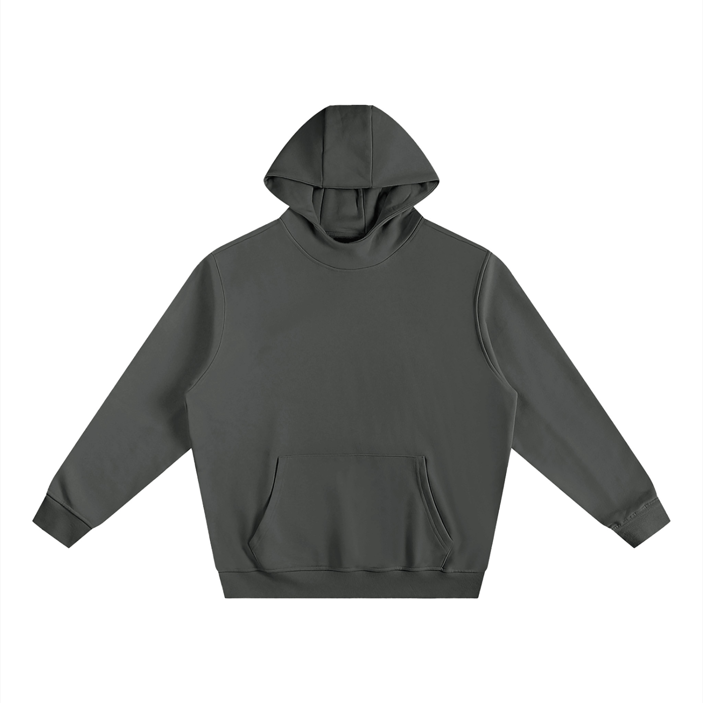 men brand Fleeced High Neck Hoodie