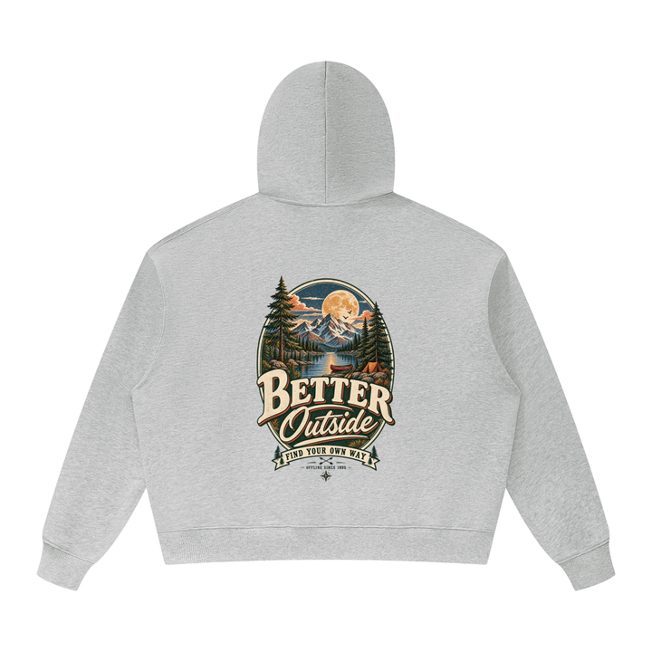 hiking lover  Oversized Heavyweight Hoodie