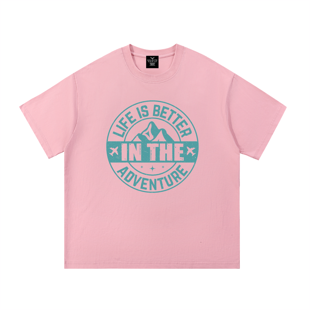 hiking lover Life Is Better In The Adventure Mountain Badge Tee
