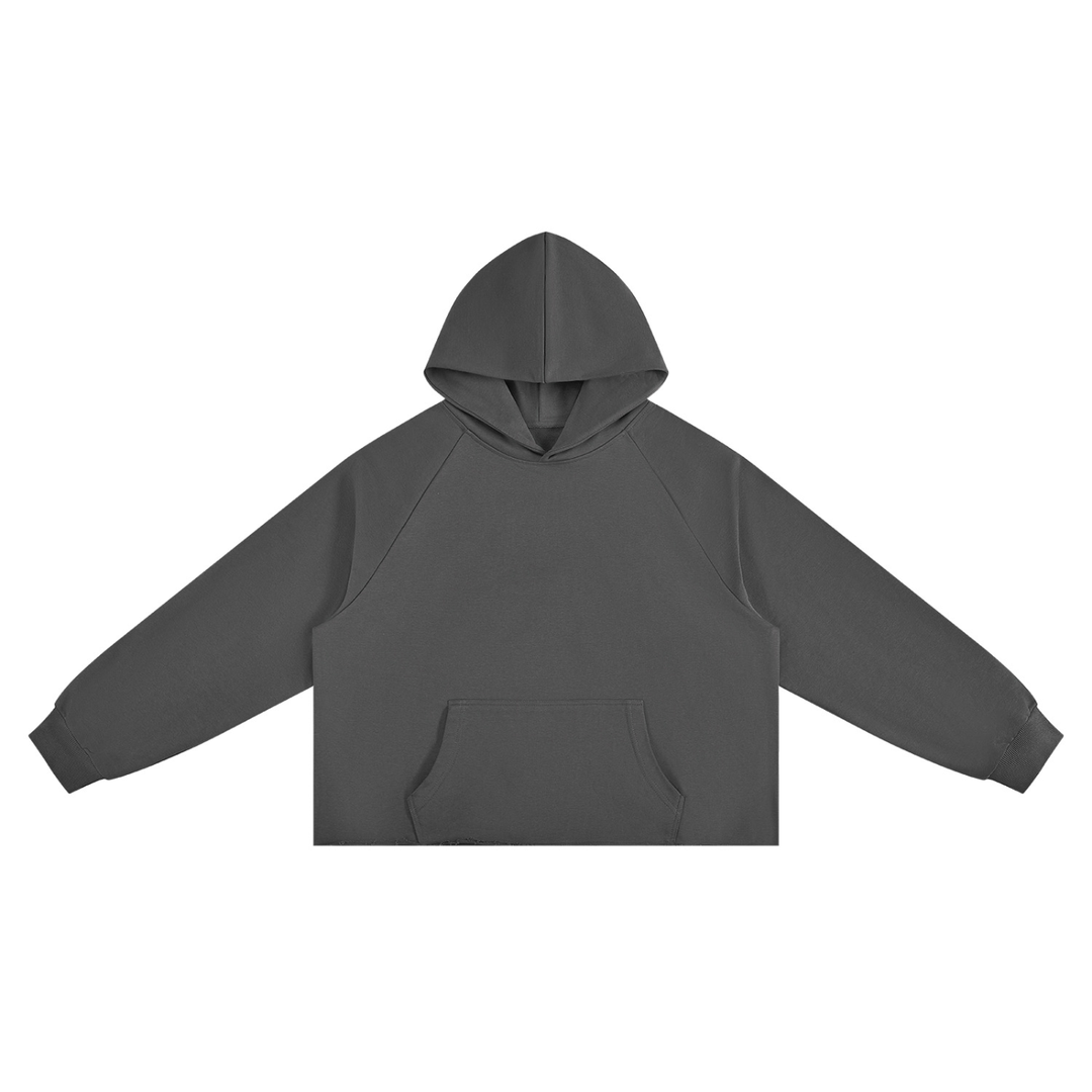 MEN hoddies  Vintage Wash Raw Edge Boxy Hoodie