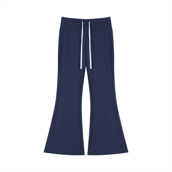 Women PENT  Drawstring Flared Leg Pants