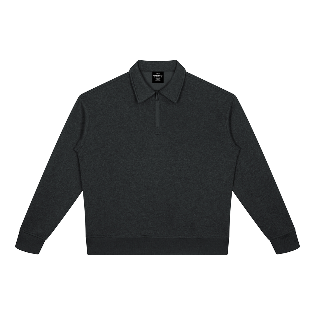 women hoddies  Boxy Quarter-Zip Sweatshirt
