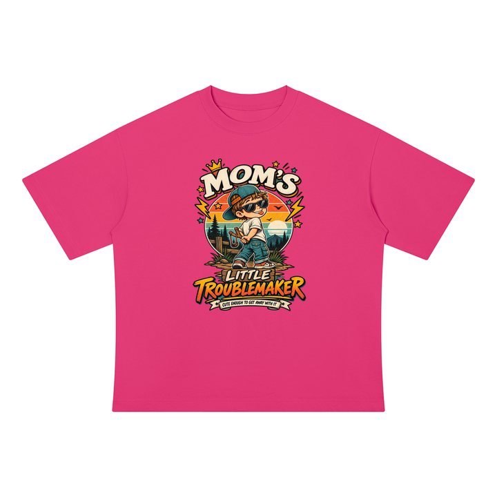 mom lover   Drop Shoulder Cotton T-Shirt