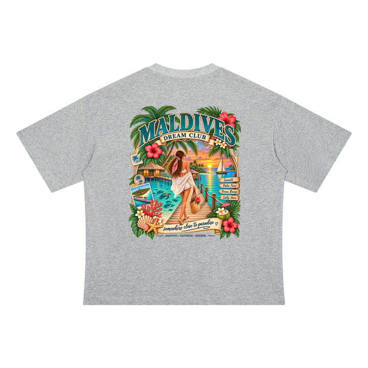 WOMEN GRAPHICS Unisex Drop Shoulder Cotton T-Shirt