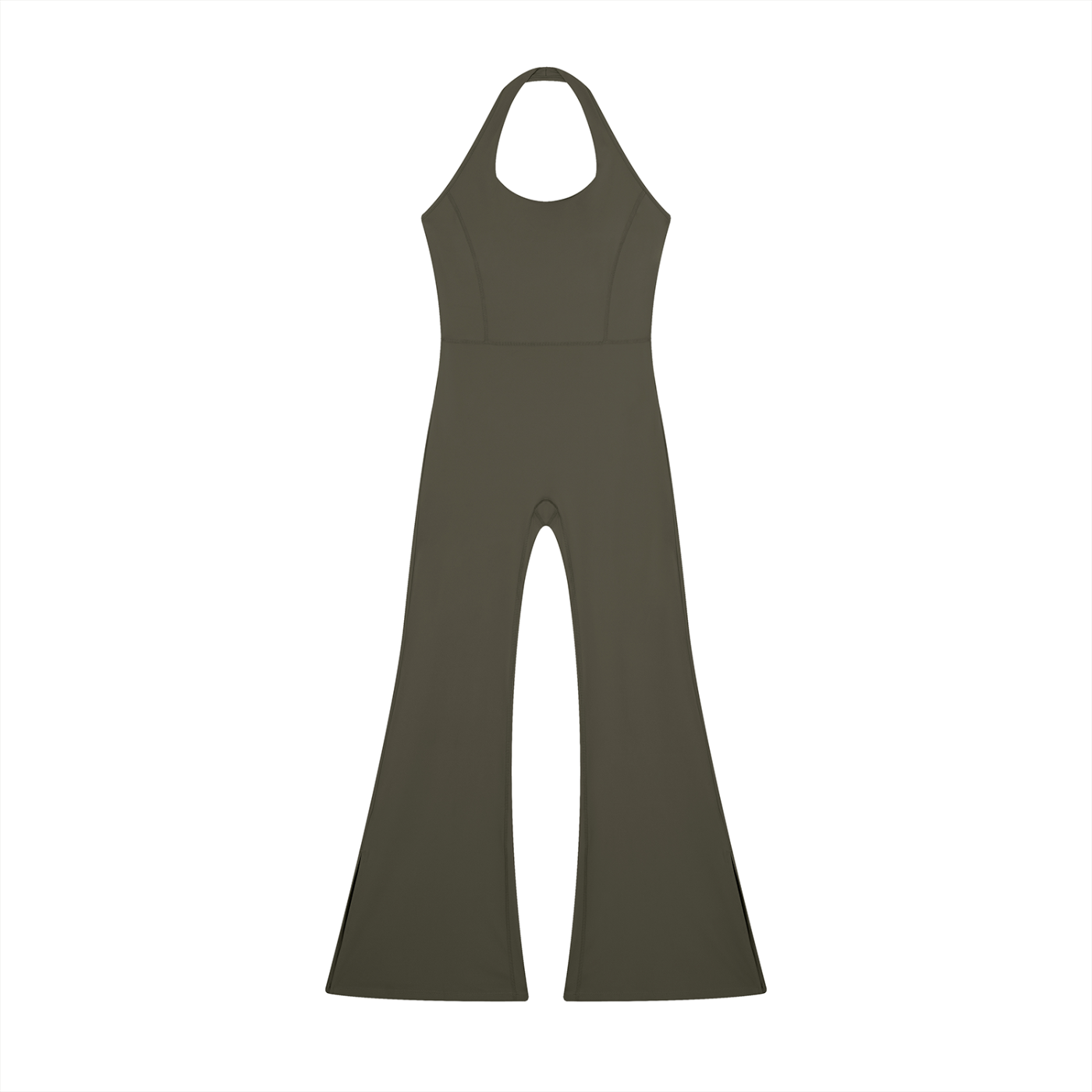 Women’s brand t shirt  Halter Flared Jumpsuit