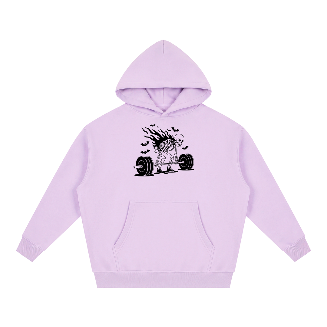 men gym Essential Oversized Boxy Fit Fleece Hoodie