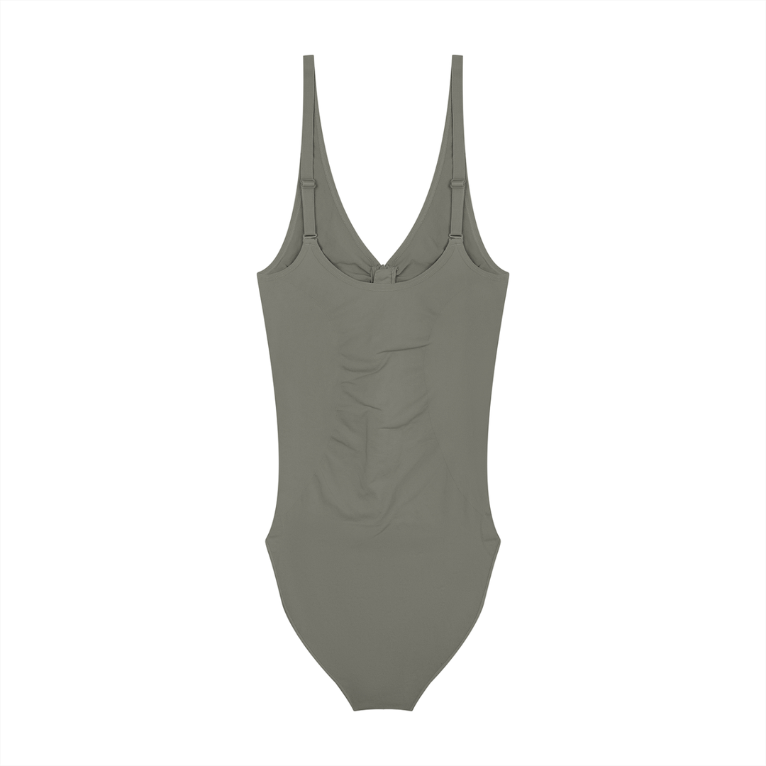 Women’s gym wear  Full-Zip Ruched Bodysuit