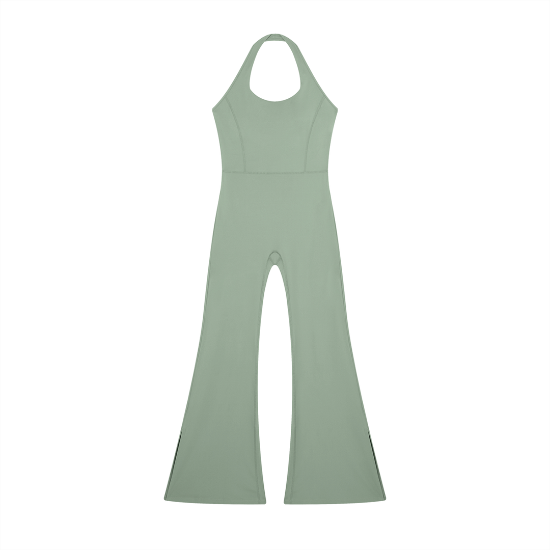 Women’s one piece Halter Flared Jumpsuit