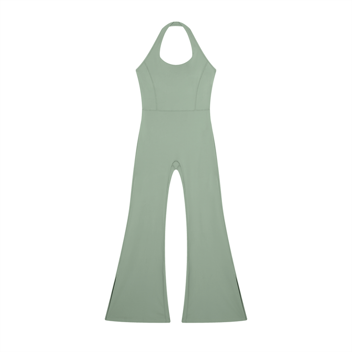 Women’s one piece Halter Flared Jumpsuit