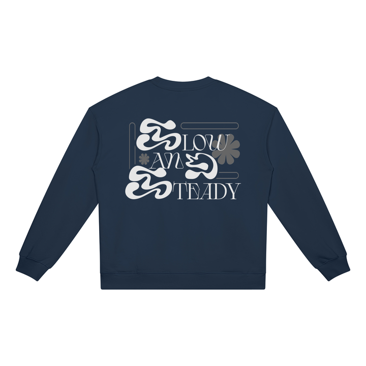 men graphic Heavyweight Crewneck Sweatshirt