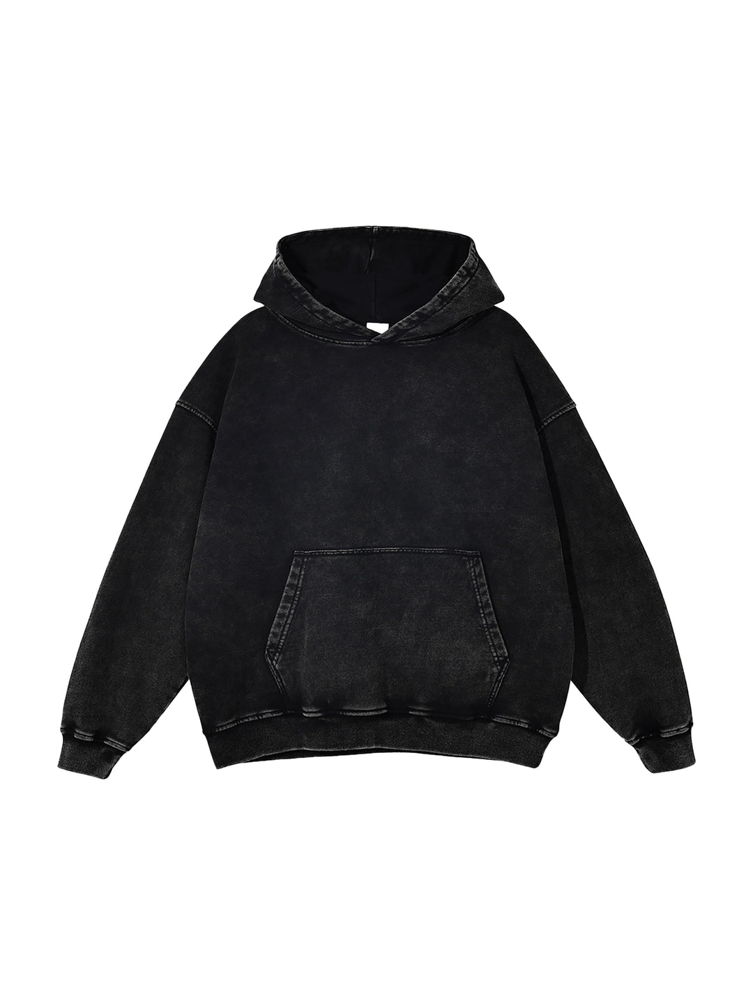 MEN HODDIES Snow Washed Loose Cotton Hoodie
