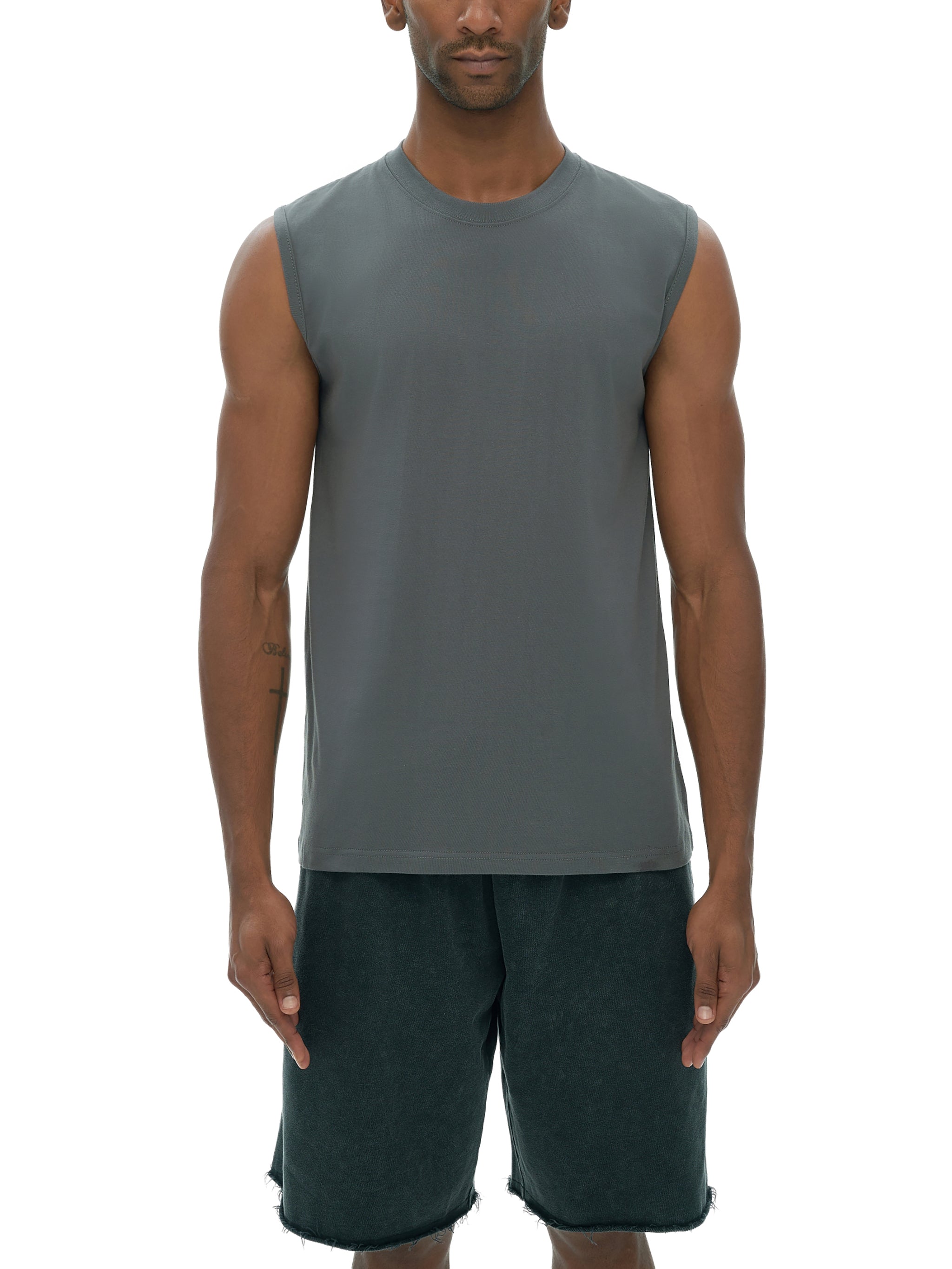 Men's brand Sleeveless Cotton Tank Top