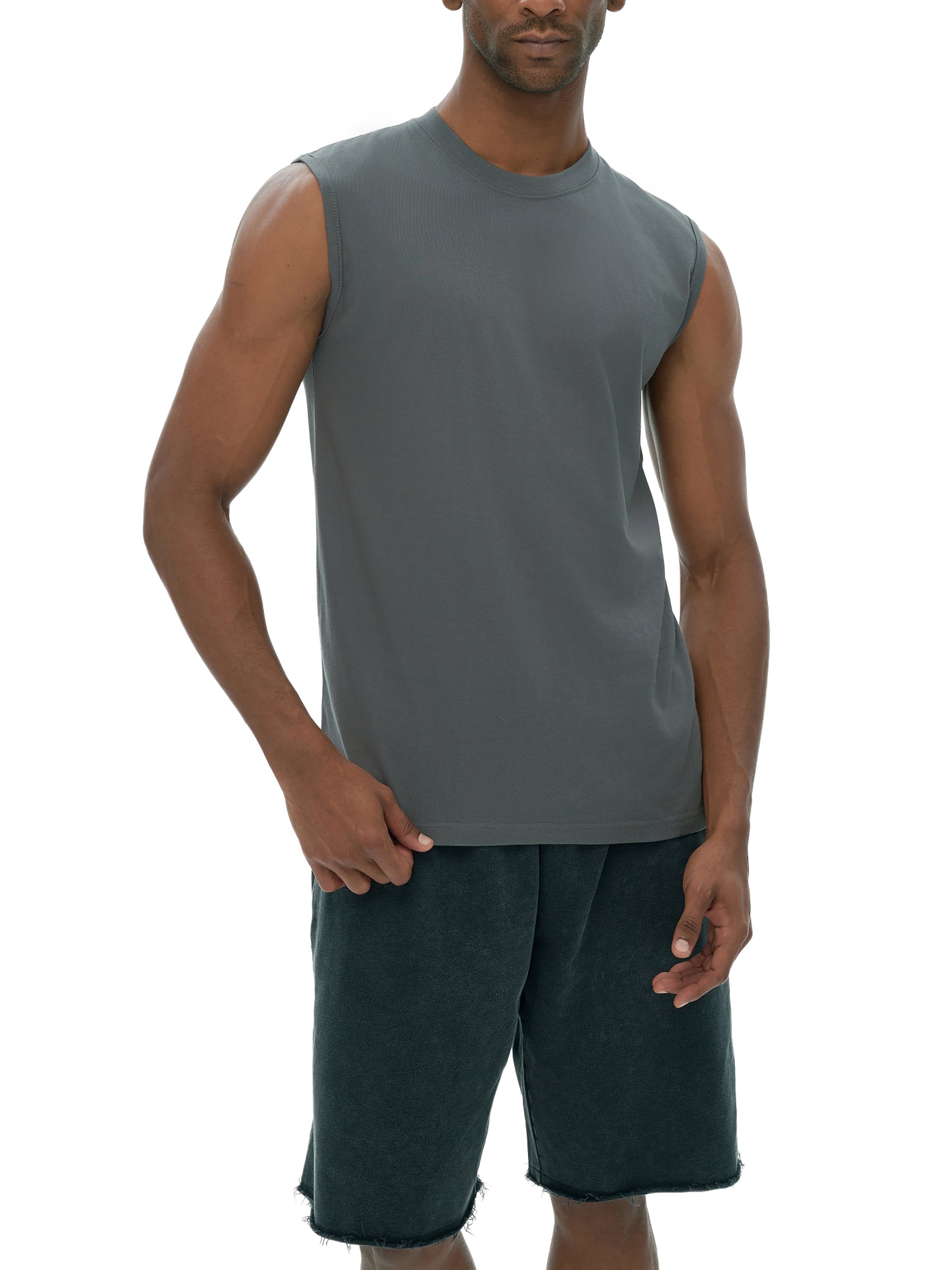 Men's brand Sleeveless Cotton Tank Top