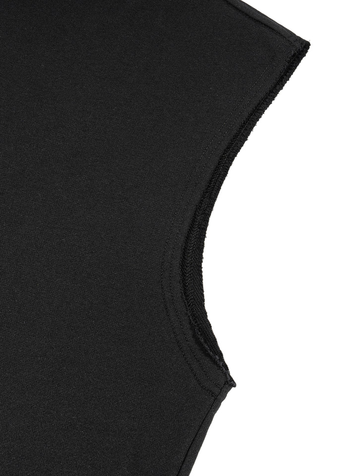 women brand French Terry Boxy Tank Top