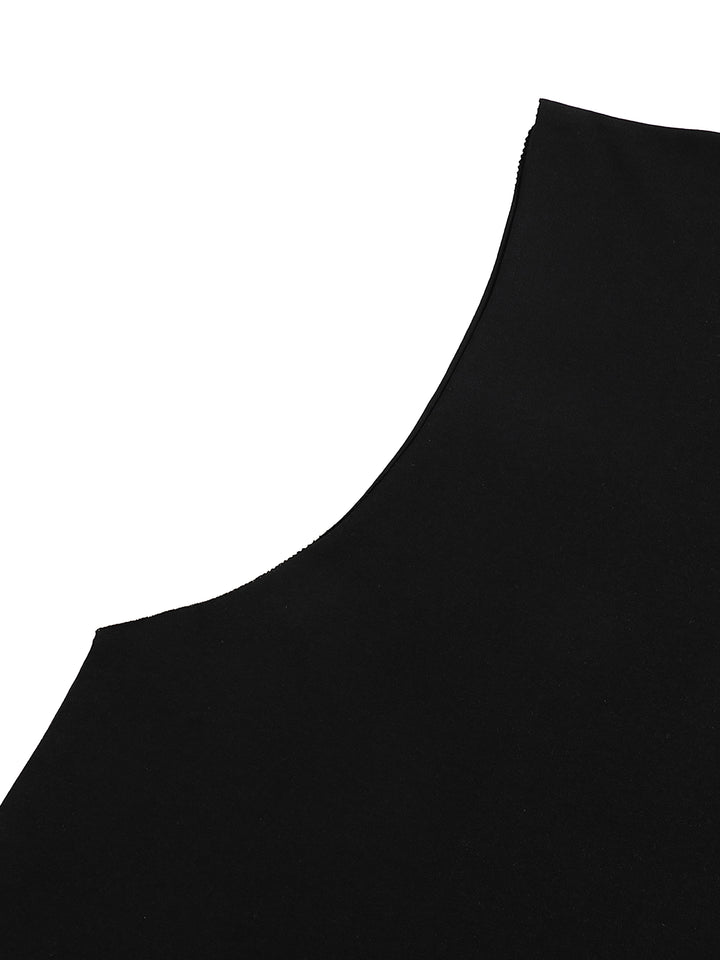 MEN GYM WEAR Raw Edge Cotton Tank Top