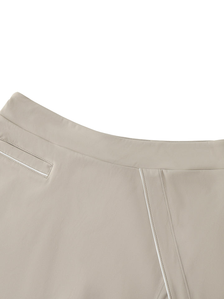 WOMEN SKIRT High-Waist Pocketed A-Line Skirt