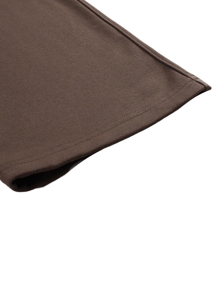 WOMEN PENT Solid Color Straight-Leg Sweatpants
