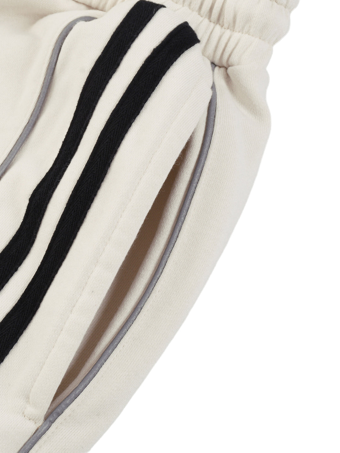 WOMEN PENT Reflection Striped Straight-Leg Sweatpants