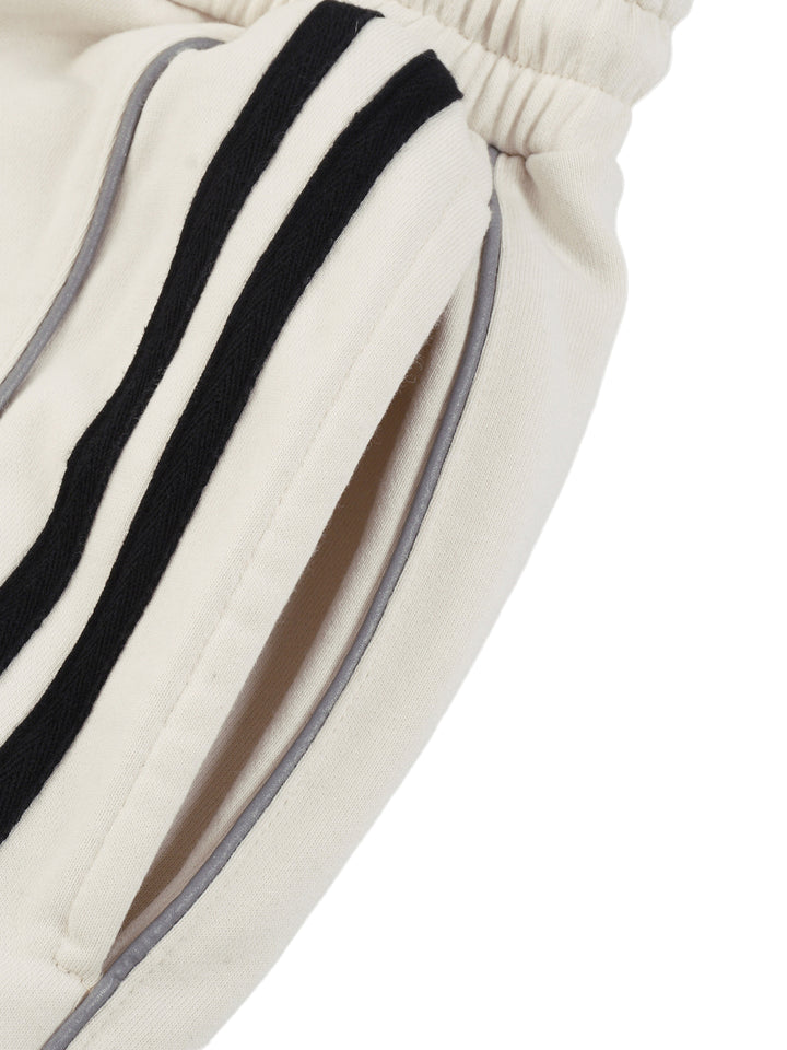 WOMEN PENT Reflection Striped Straight-Leg Sweatpants