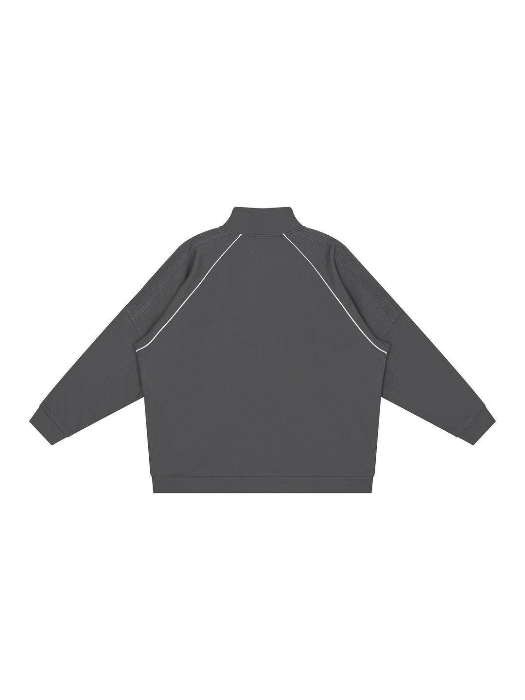 MEN COAT AND JACKET Reflection Striped Raglan Sleeve  Jacket