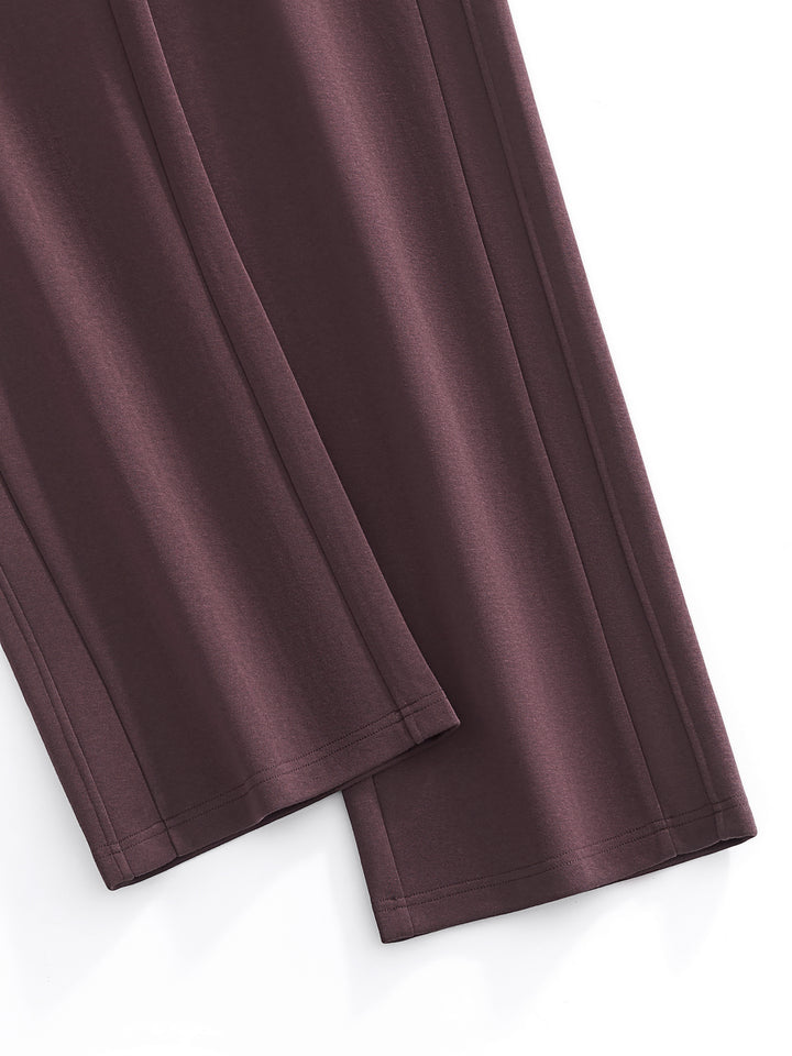 WOMEN PENT Essential Drawstring Straight-Leg Sweatpants