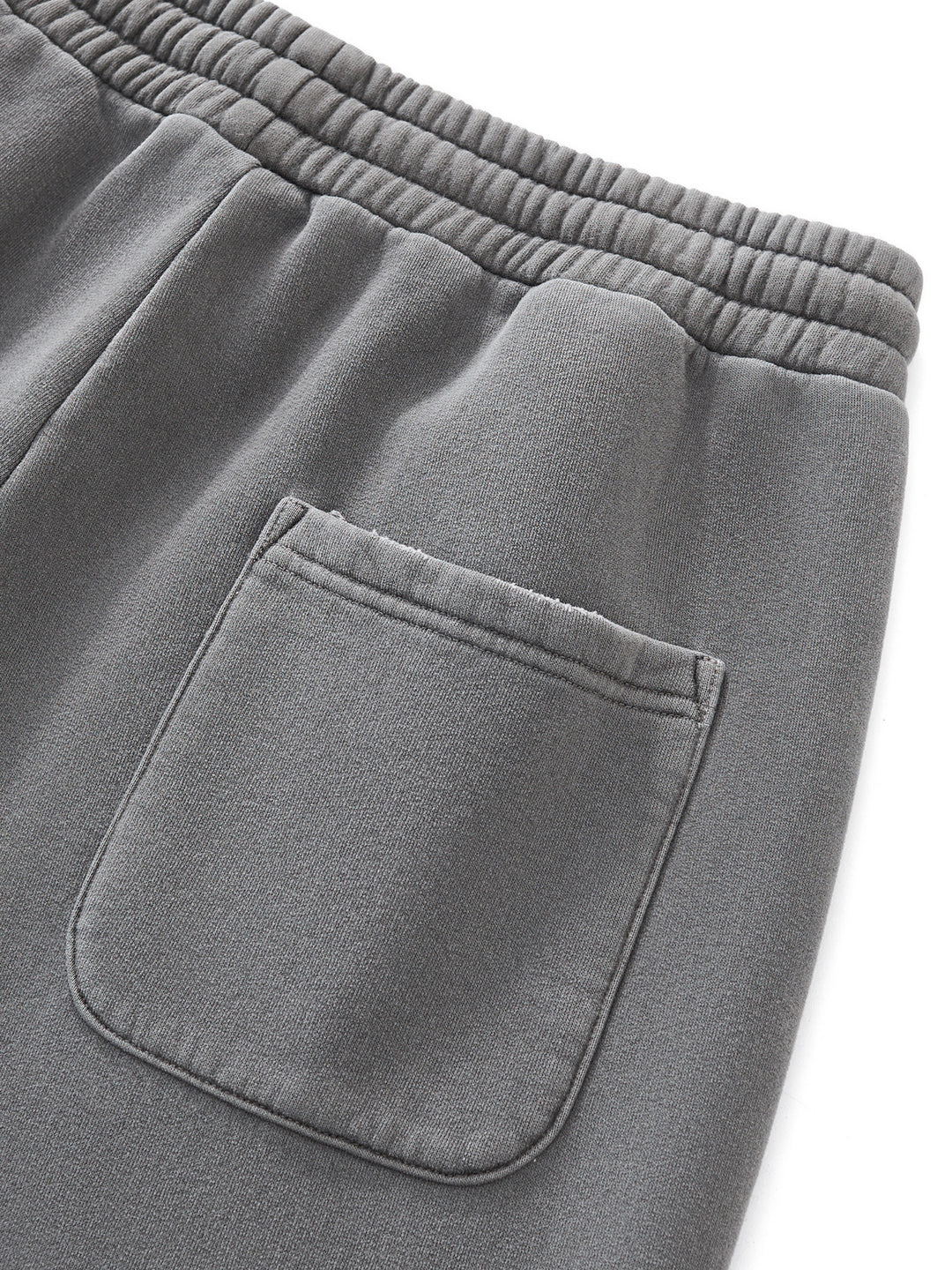 WOMEN PENT Frayed Enzyme Washed Fleece Sweatpants