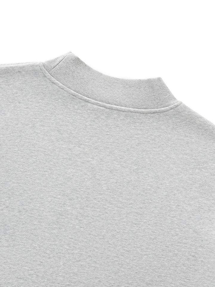 pk women hoddies Essential Fleece Mock-Neck Crew Sweatshirt