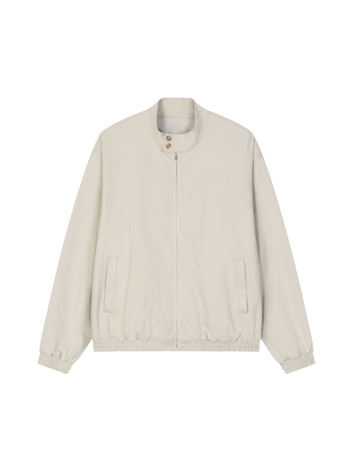 MEN COAT AND JACKET Stand Collar Bomber Jacket