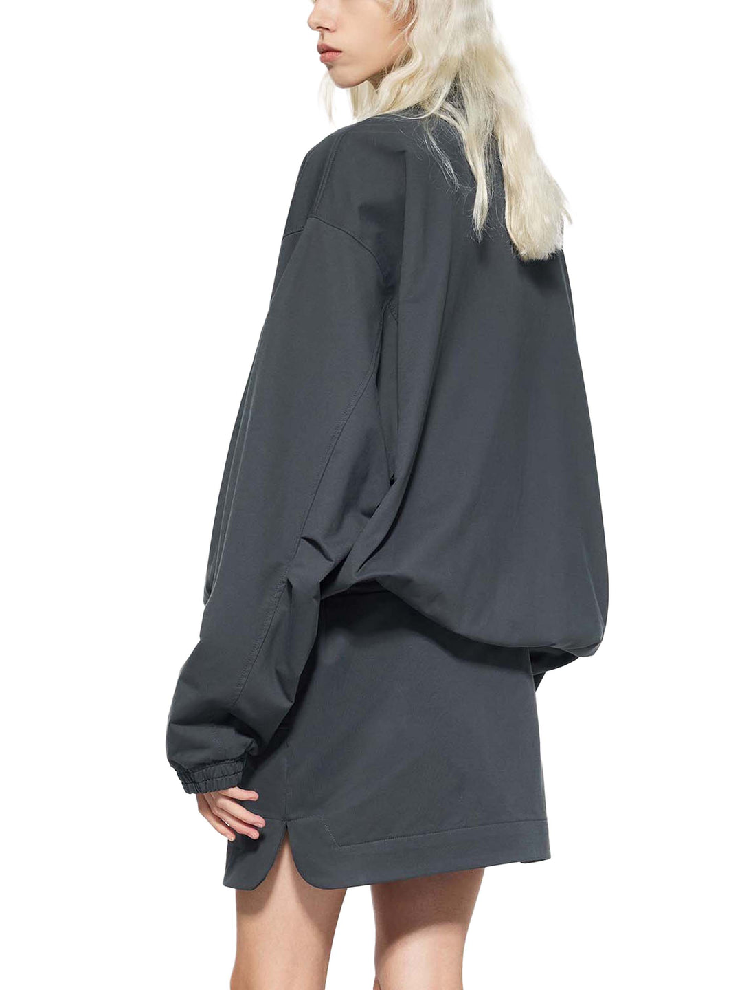 WOMEN COAT AND JACKET Stand Collar Bomber Jacket