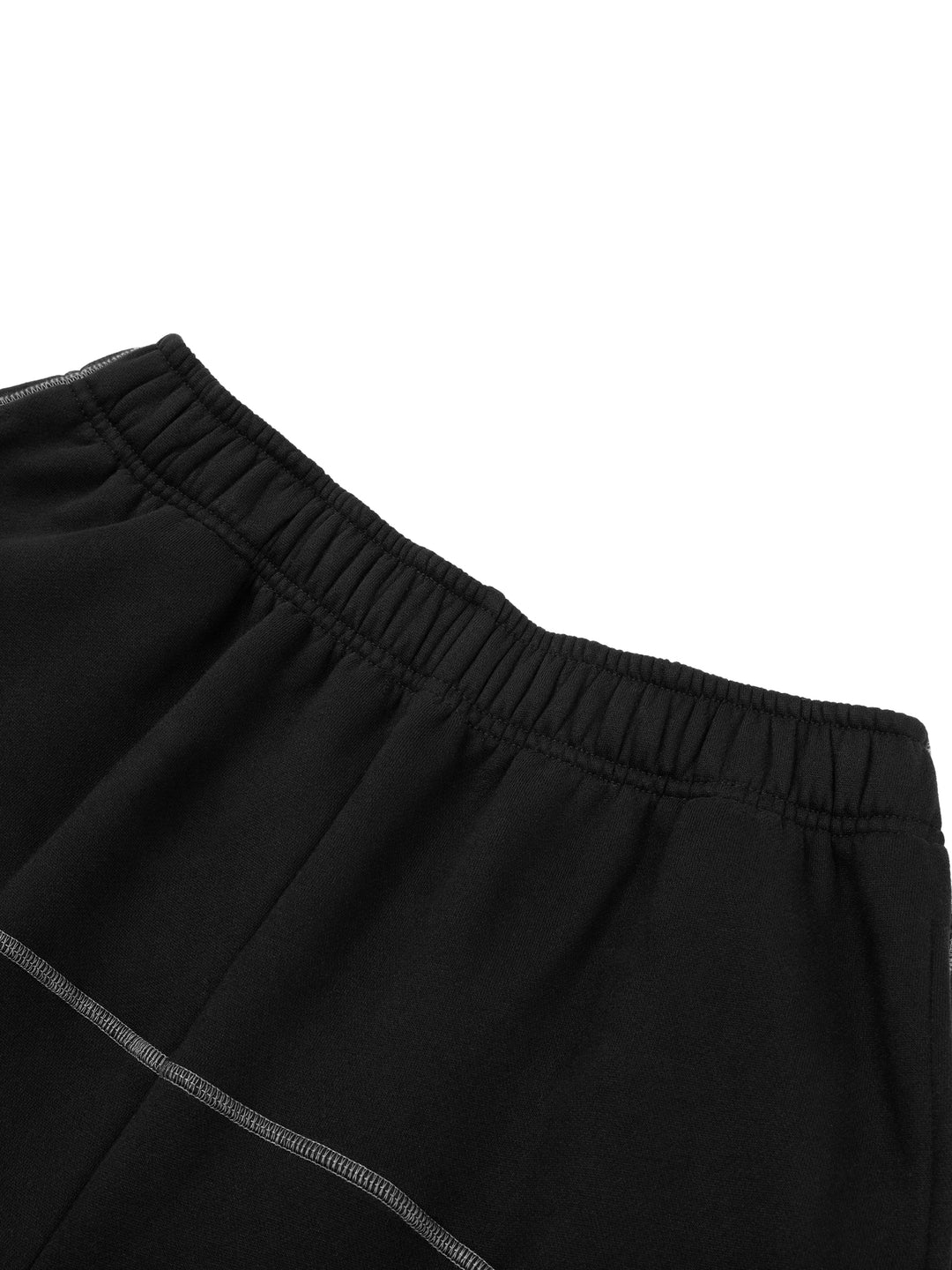 WOMEN PENT Contrast-Stitched Fleece Sweatpants