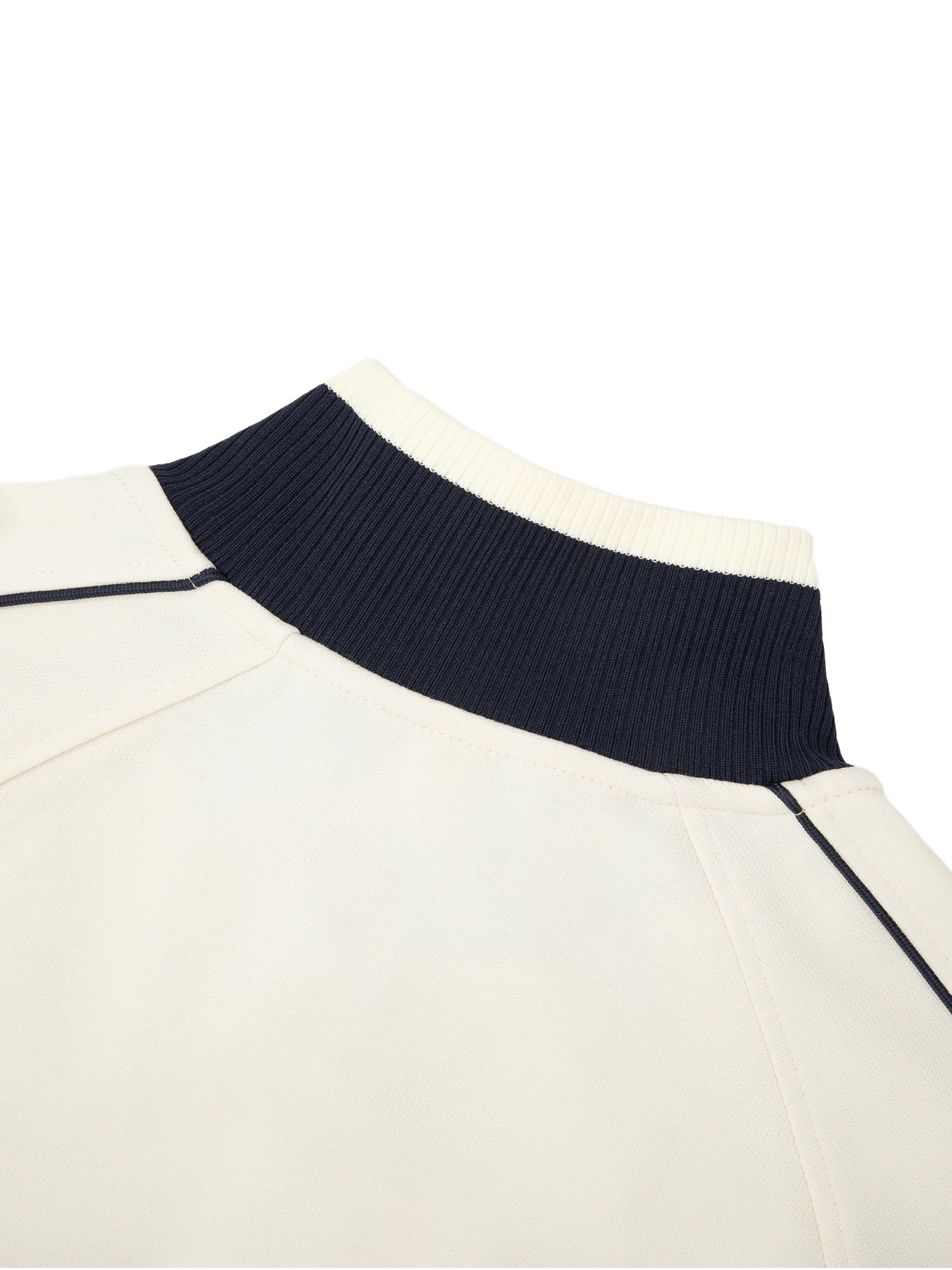 men brand Color Block Raglan Sleeve Zip Track Jacket