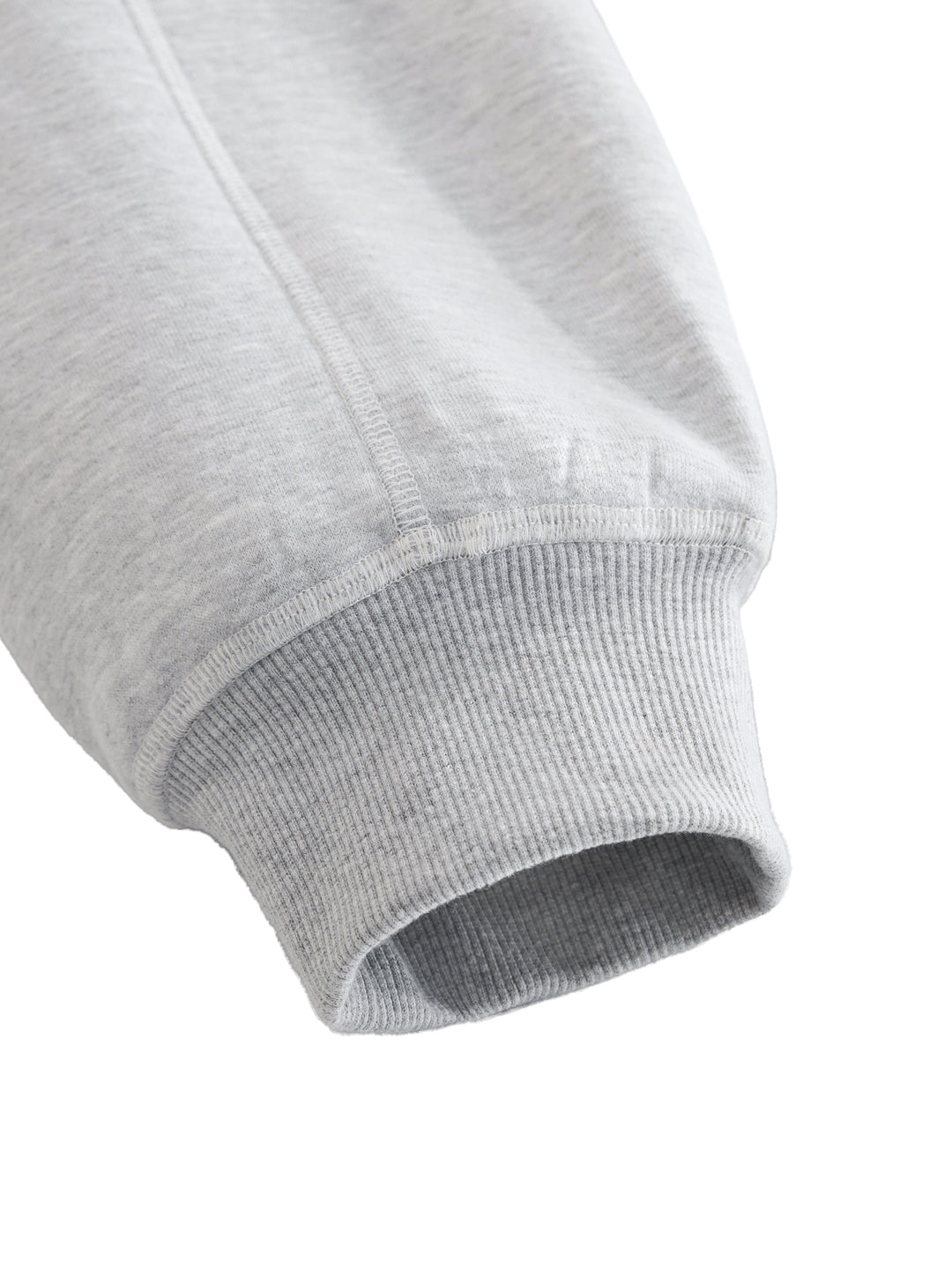 WOMEN HODDIES Contrast-Stitched Boxy Fleece Hoodie
