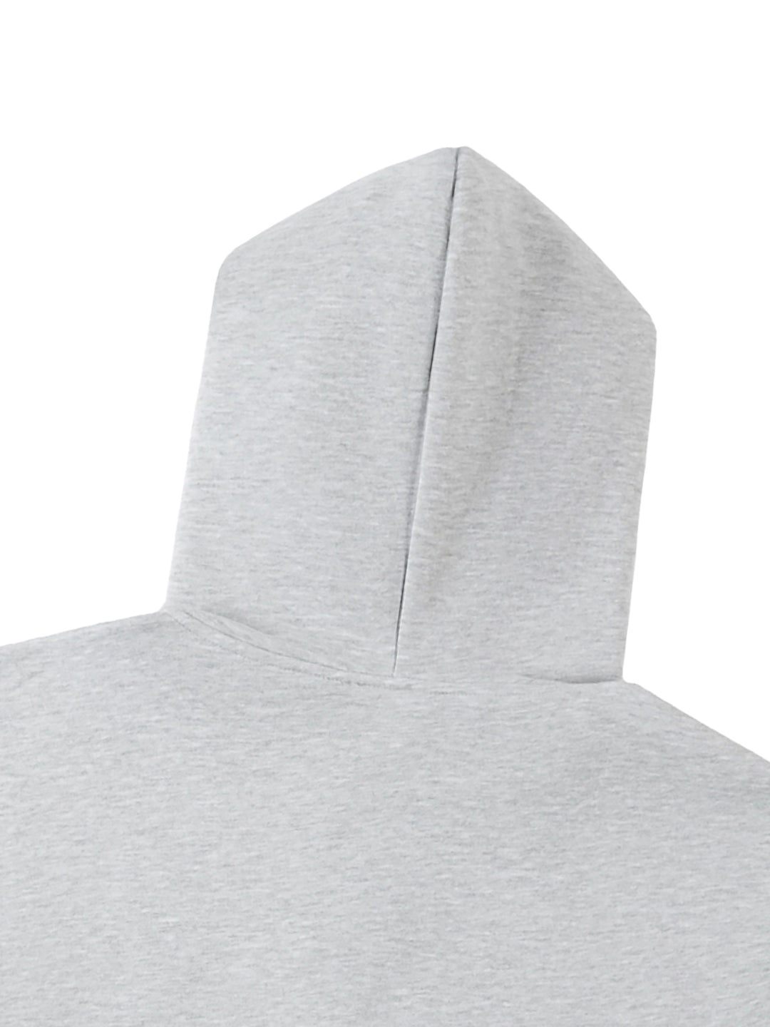 WOMEN HODDIES Contrast-Stitched Boxy Fleece Hoodie
