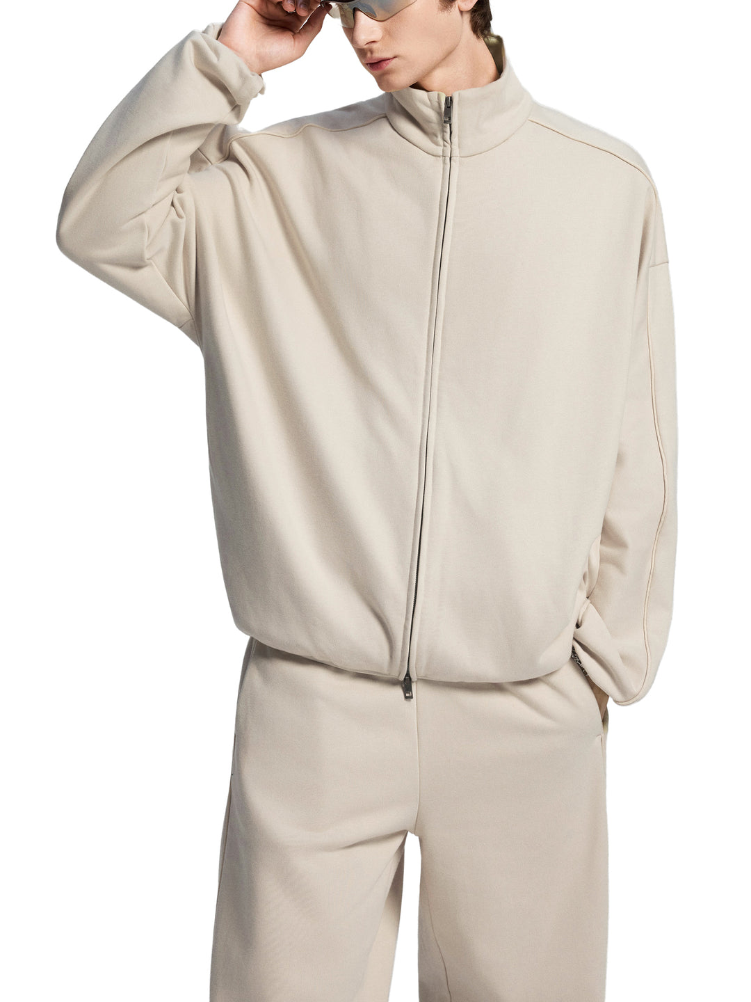 MEN COAT AND JACKET Essential Heavyweight Stand Collar Jacket
