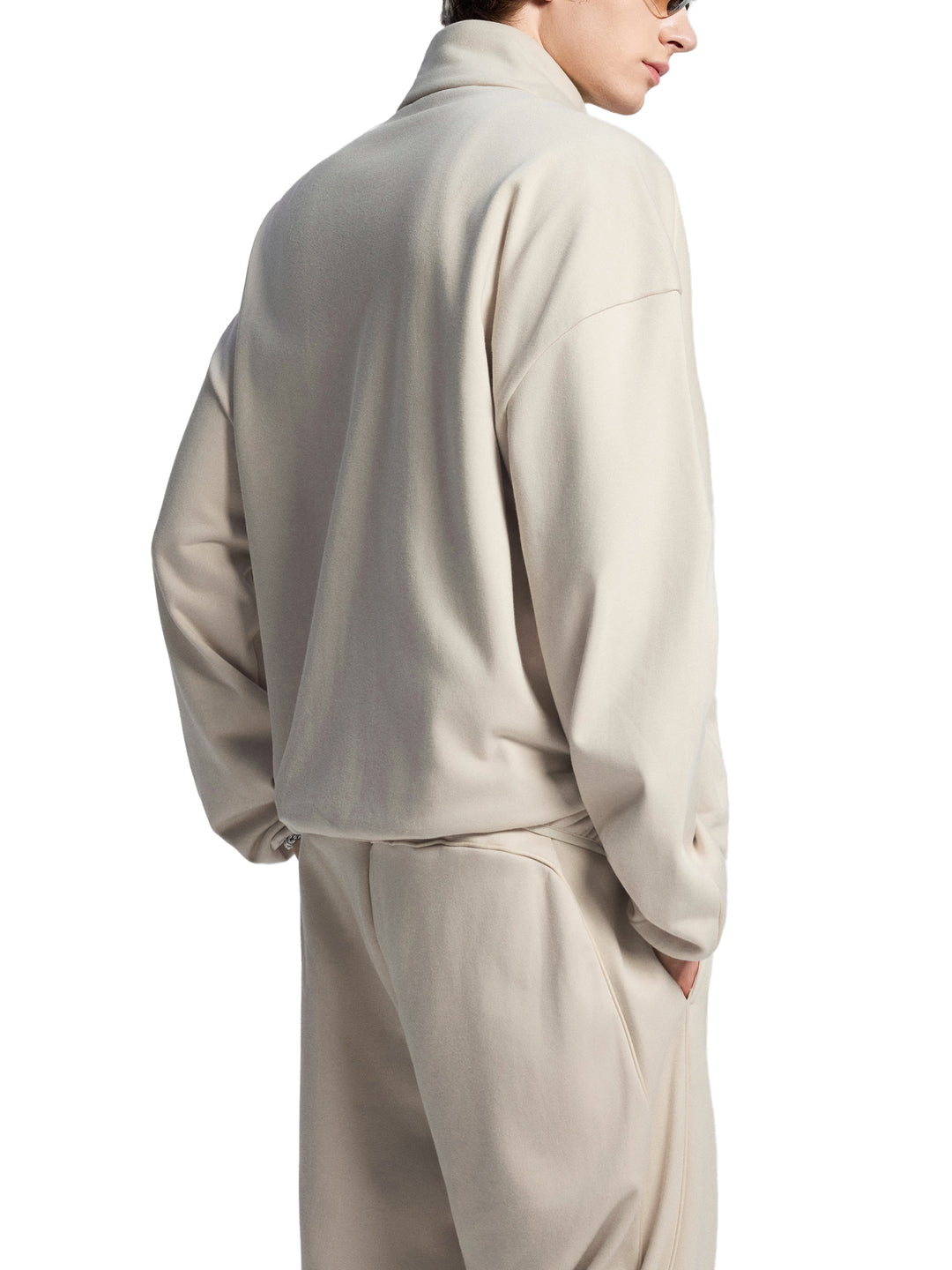 MEN COAT AND JACKET Essential Heavyweight Stand Collar Jacket