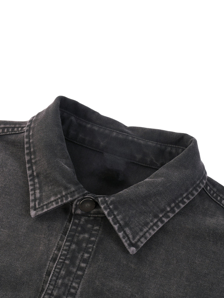 WOMEN COAT AND JACKET Denim Vintage Washed Heavyweight Jacket