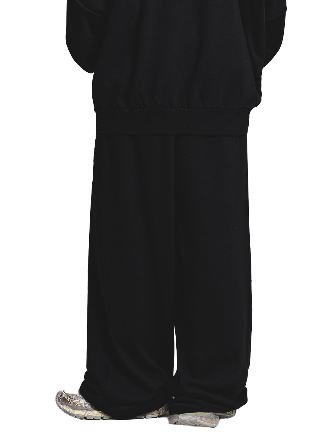 Snow Washed Raw Edge Sweatpants