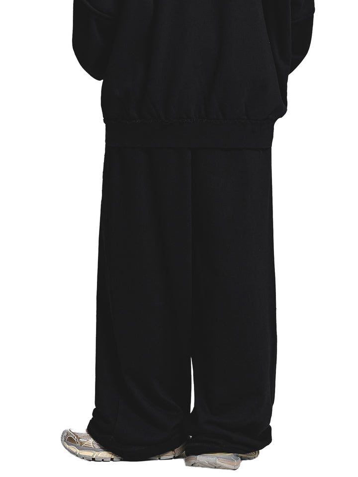 Snow Washed Raw Edge Sweatpants