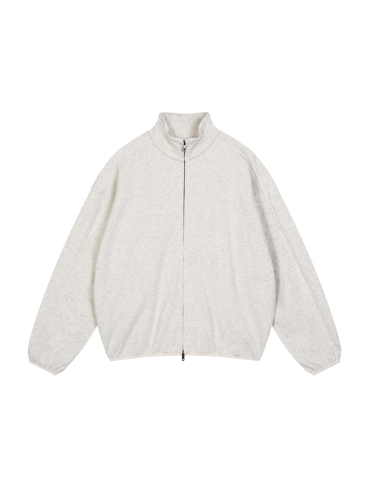 WOMEN COAT AND JACKET Essential Heavyweight Stand Collar Jacket