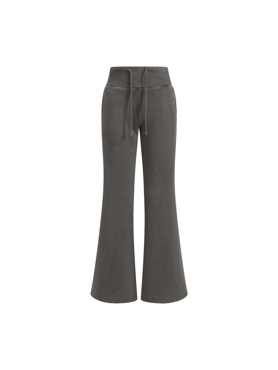 WOMEN PENT Vintage Washed Flared Fleece Pants