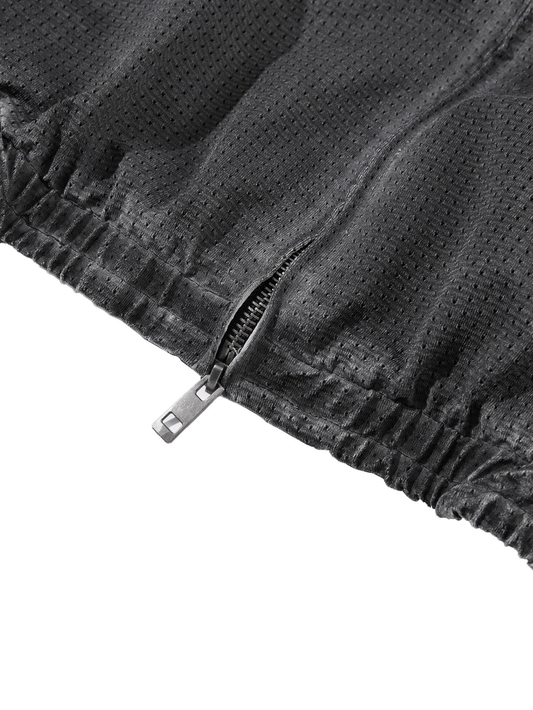 MEN HODDIES  Vintage Wash Full Zip Mesh Jacket