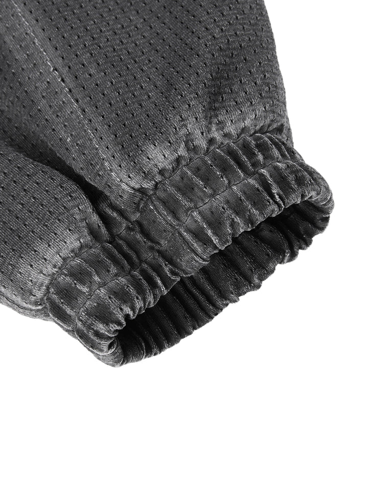 MEN HODDIES  Vintage Wash Full Zip Mesh Jacket