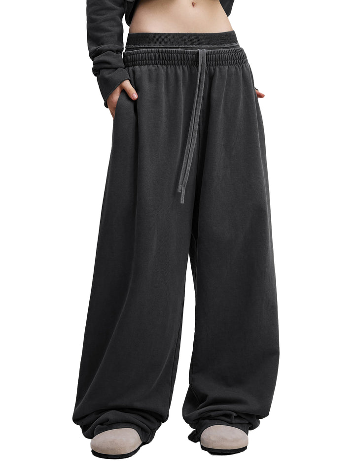 WOMEN PENT Vintage Washed Waist Pants