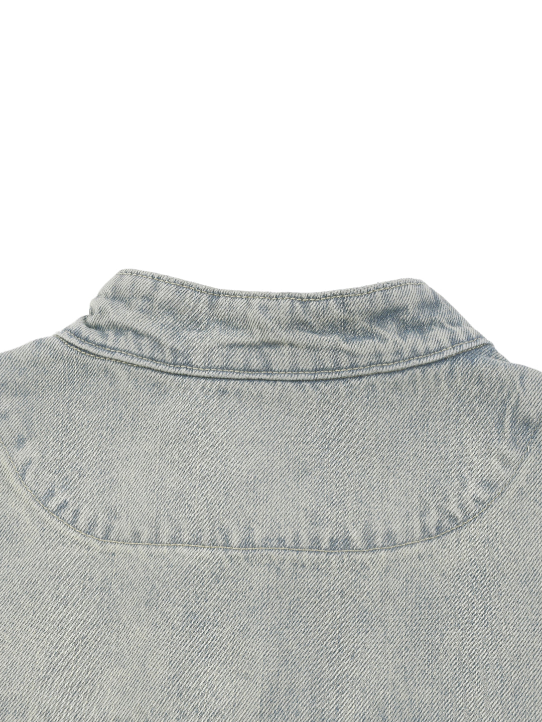 WOMEN COAT AND JACKET Vintage Wash Zip Denim Jacket