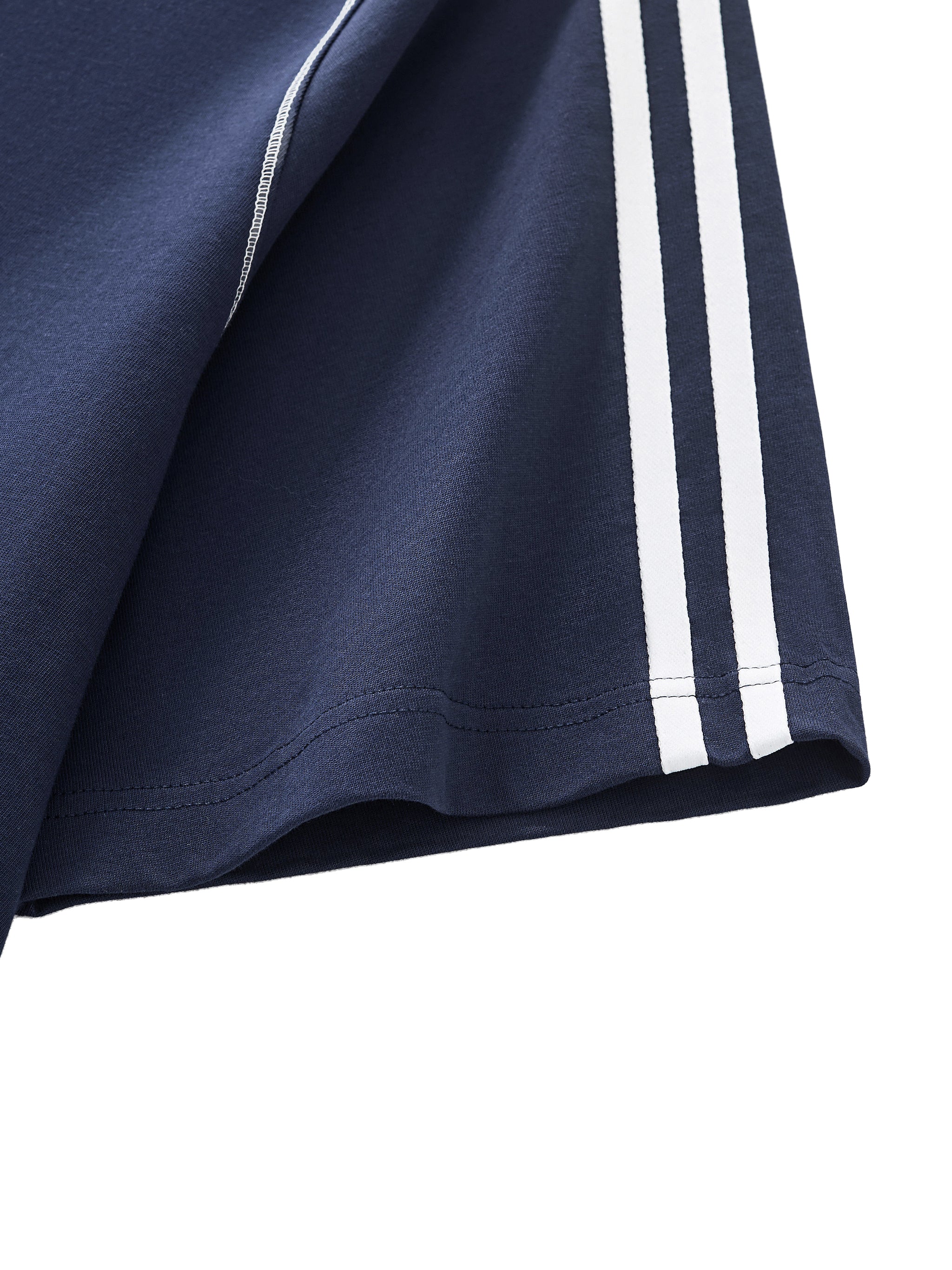 men brand Striped Contrast Stitch T-Shirt