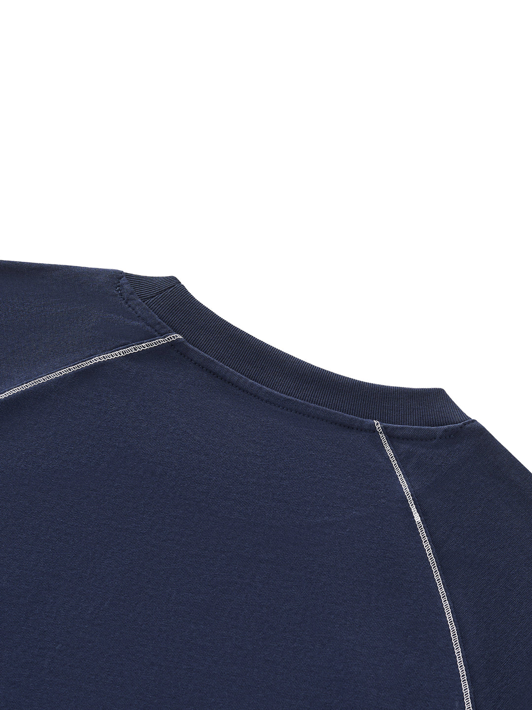 men brand Striped Contrast Stitch T-Shirt