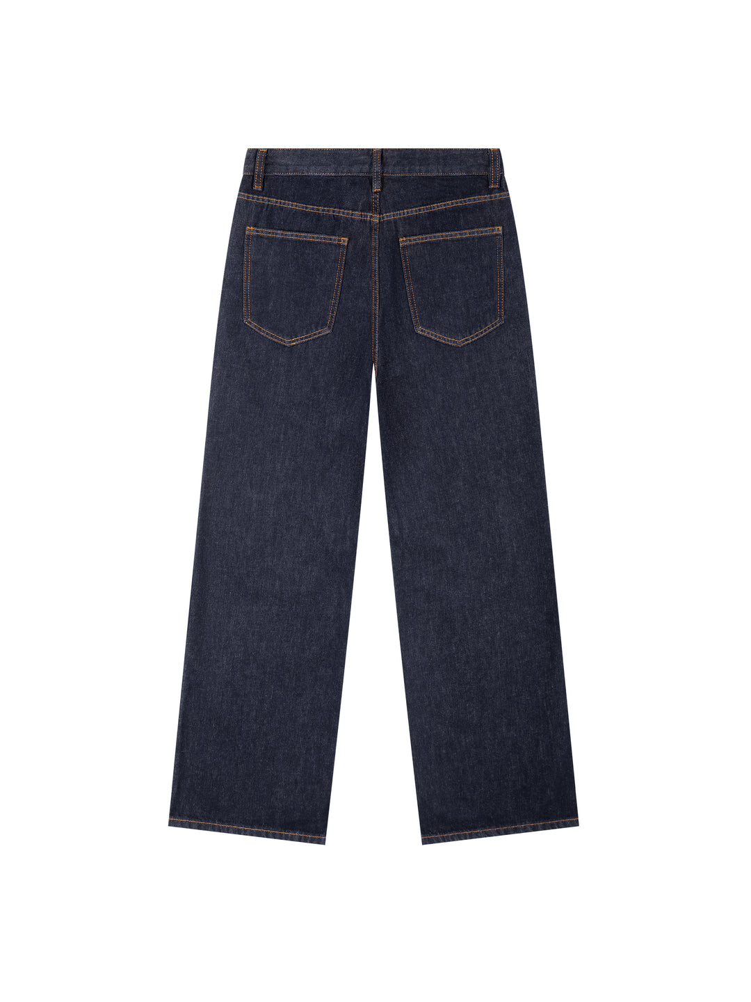 men brand Heavyweight Straight Leg Denim Jeans